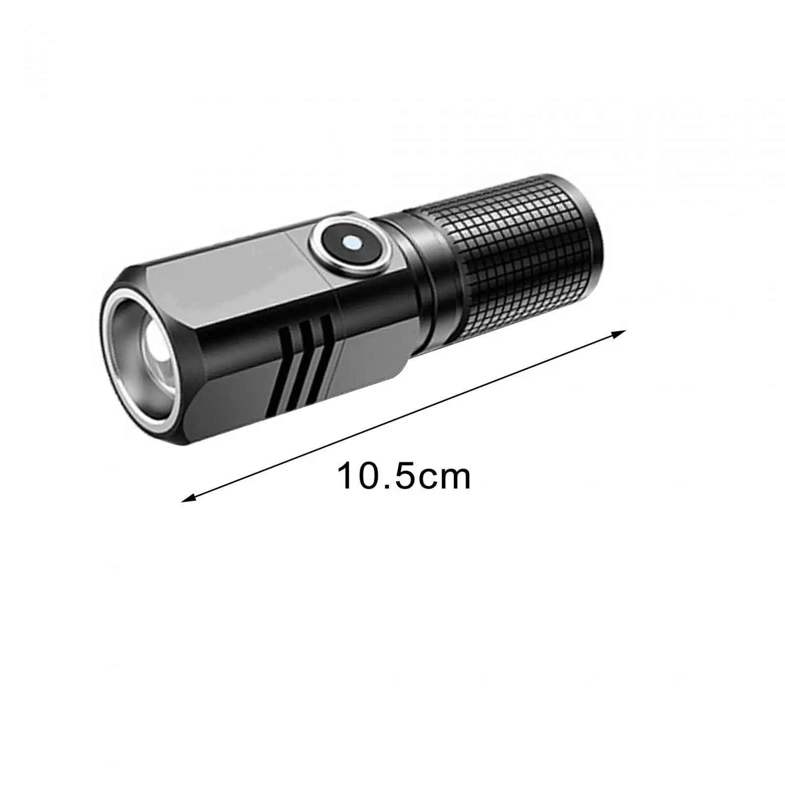 LED flashlight, mini flashlight, USB rechargeable, compact pocket flashlight,