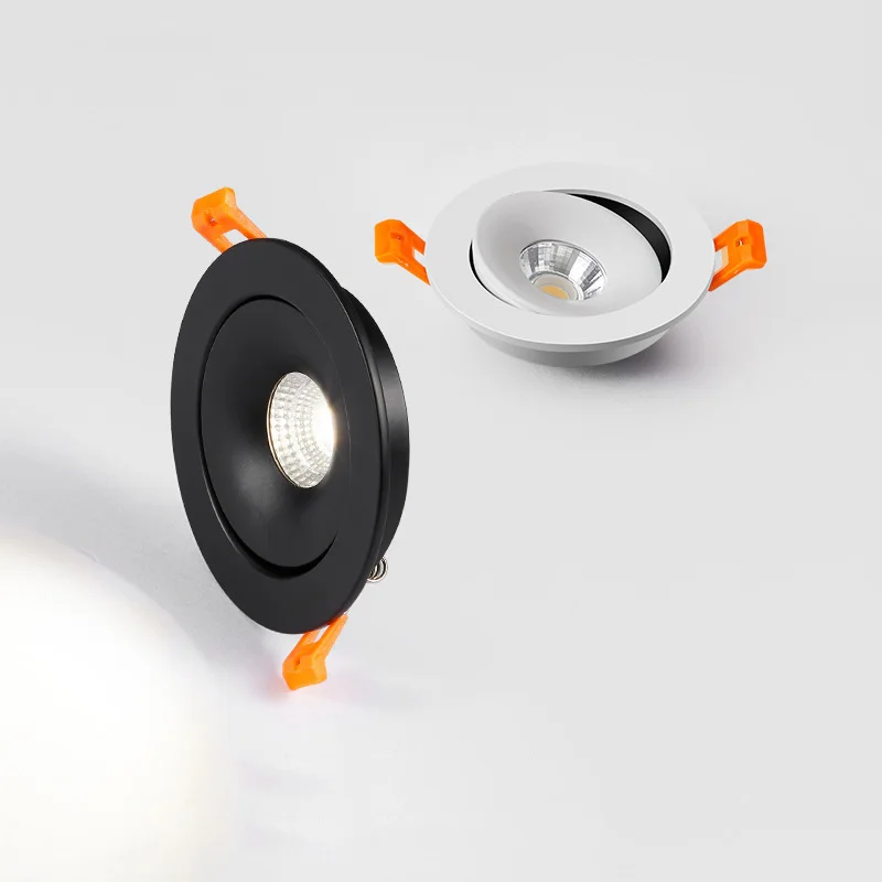 Embedded COB Spotlights Rotate 360 Degrees 6W-25W LED Bedroom Shop Corridor Ceiling Concealed Installation led downlight recessed ceiling spotlight ceiling lamps