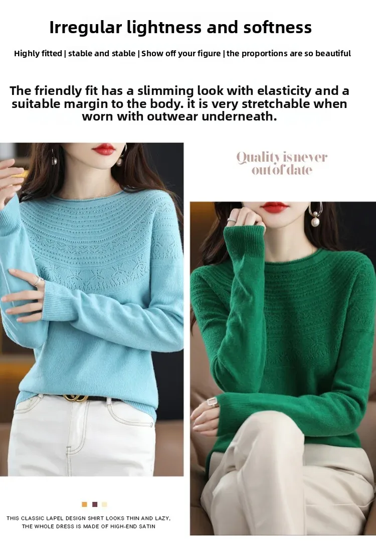 Roll Neck Sweater front view