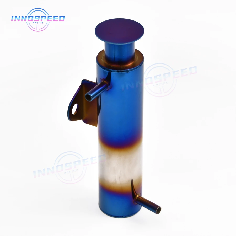 JDMBurntBlueUniversalCoolantTankCarMotorcycleCoolantReservoir