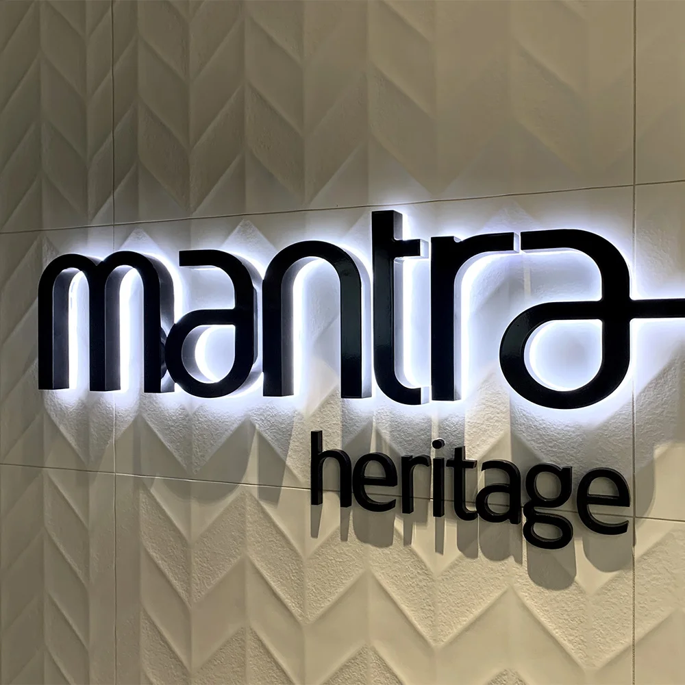 Business Signs Logo Outdoor Shop Office Sign Company Logo For Wall 3D