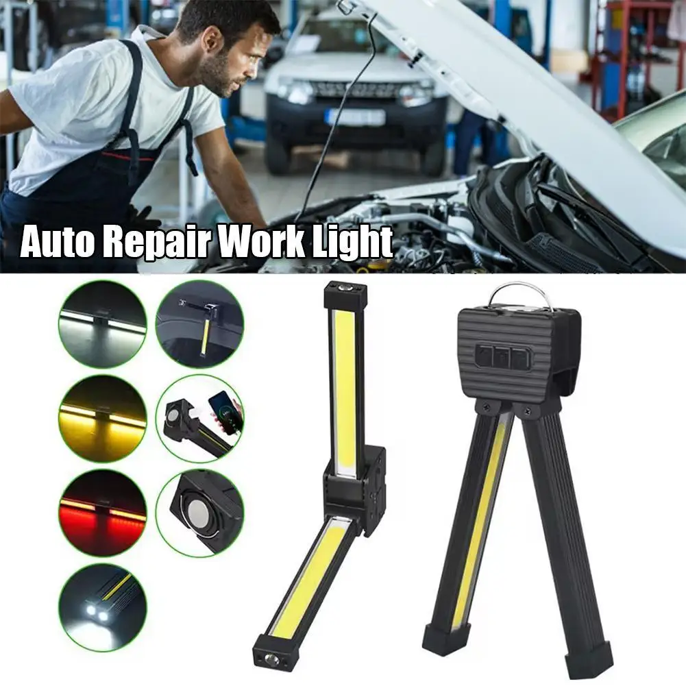 Gym Lamp For Posing 7th Gear Dimming Portable Magnet LED Flashlight With Hook portable flashlight portable torch
