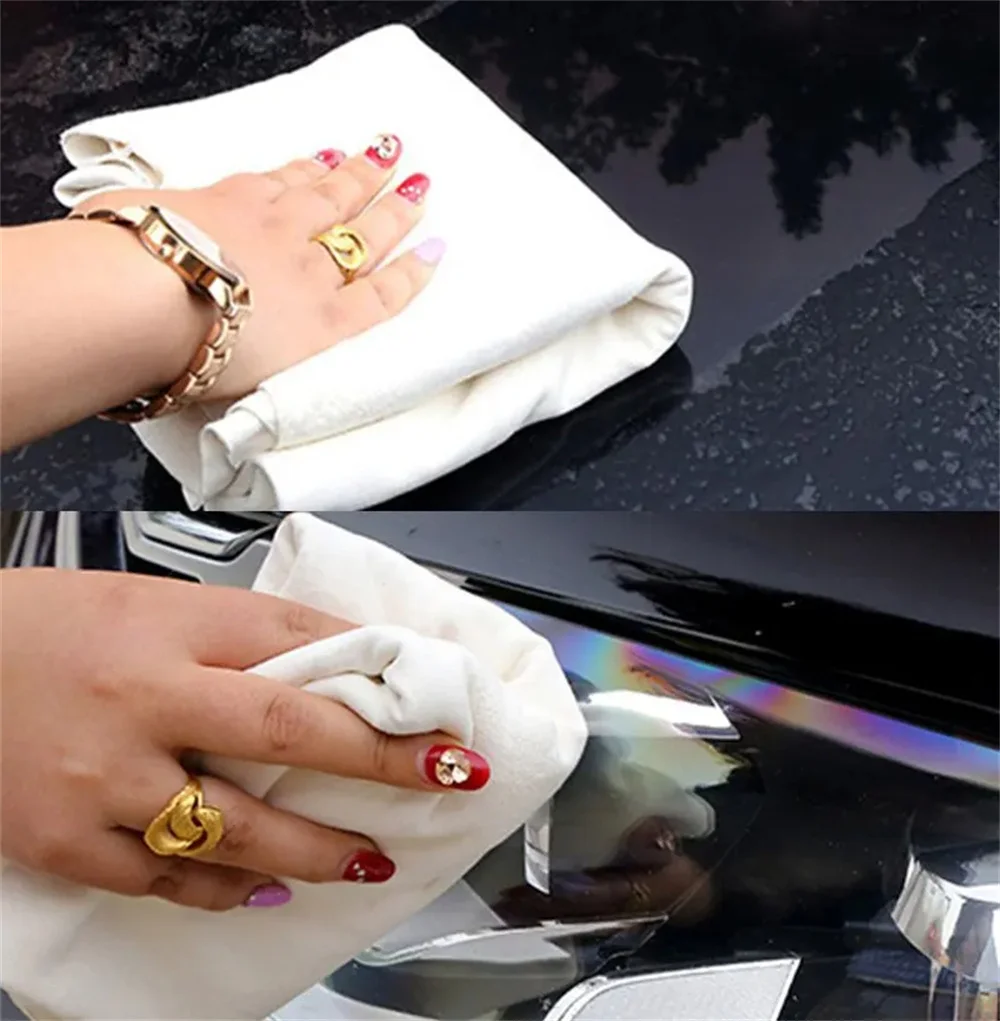 Car Washing Towel Super Absorbent Sheepskin Quick Dry Towel for Auto Home Cleaning