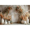 Photography Background Retro Boho Floral Pampas Kid Birthday Party Wedding Pregnant Portrait Decor Photo Backdrop Studio 4