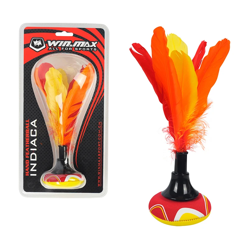 Beach Shuttlecock For Fun Indiaca Peteca Hand Badminton Neoprene Beach Entertainment Hand Shuttlecock For Indoor Outdoor badminton shuttlecock