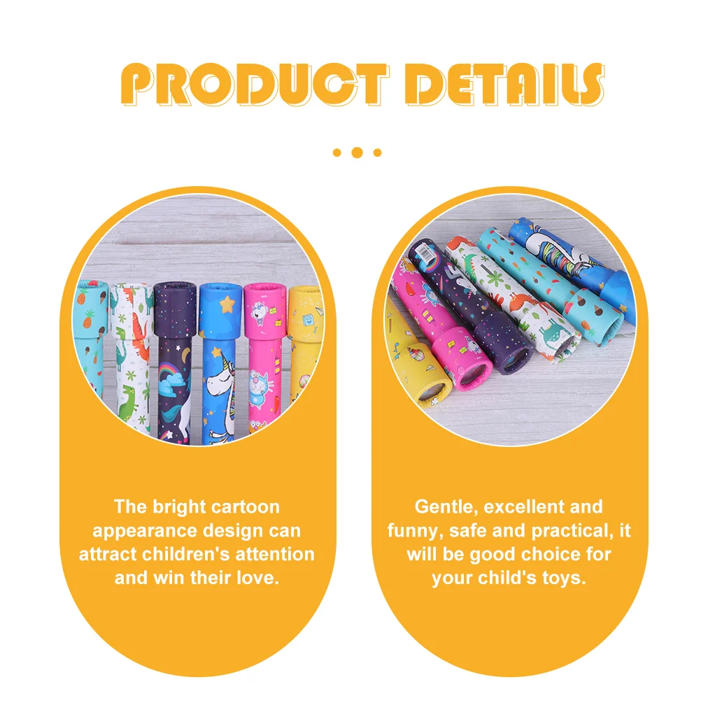 4 Pcs Kaleidoscopes for Kids Party Rotating Aldult Classic Toy Educational Toys Toddler Child