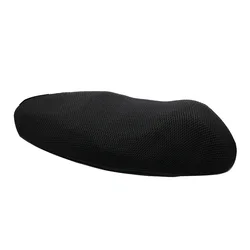 Breathable Mesh Motorcycle Seat Cushion Cover Protector, Universal Fit (Black)