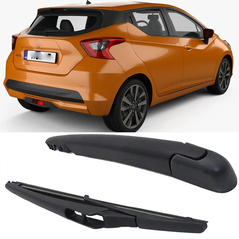 10RearWindshieldWiperArmAndBladeForNissanMicraK1420172022
