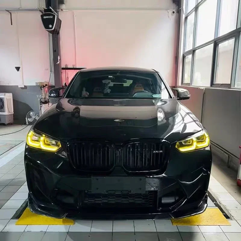 BMW X3 G01 X4 G02 LCI 2023 2022 레몬 옐로우 레드 블루 개조 LED 헤드라이트 주간 주행등 칩용 엔젤 아이즈 DRL 보드