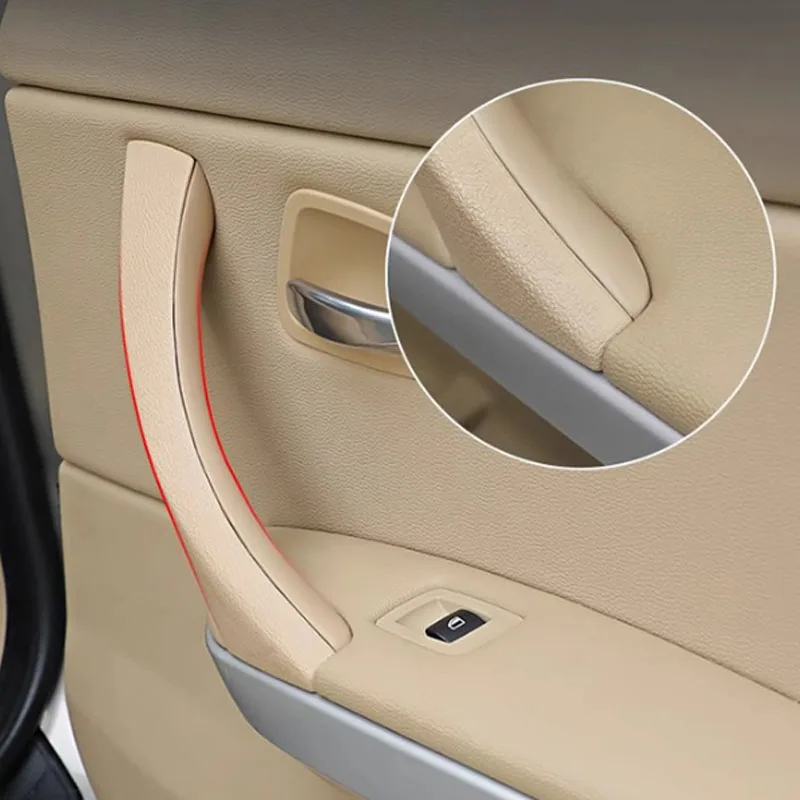 BMW 3 시리즈 E90 E91 318 320 325 328 330 335용 LHD 내부 도어 핸들, 내부 도어 패널 핸들 바 풀 트림 커버