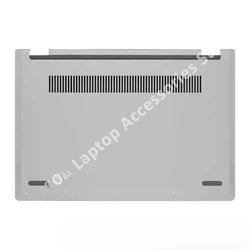 Sleek Black Lower Bottom Case (Silver D Cover)