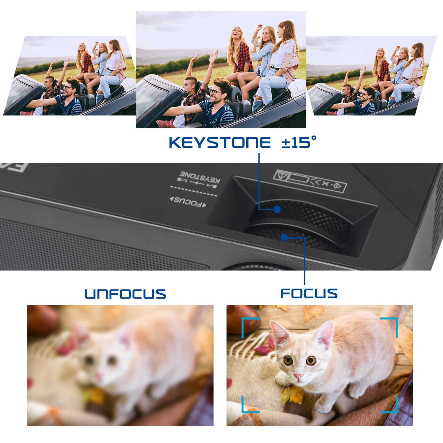 FANGOR 26000 Lumens 4K Projector Smart Wifi BT Projectors Full HD 1080P Native Video Dolby Audio Home Outdoor Theater Beamer