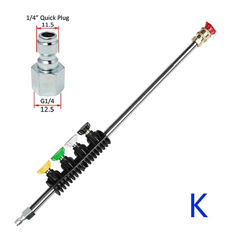 Masterpart Idropulitrice Lancia Singola Asta Prolunga Bacchetta - Foto 6
