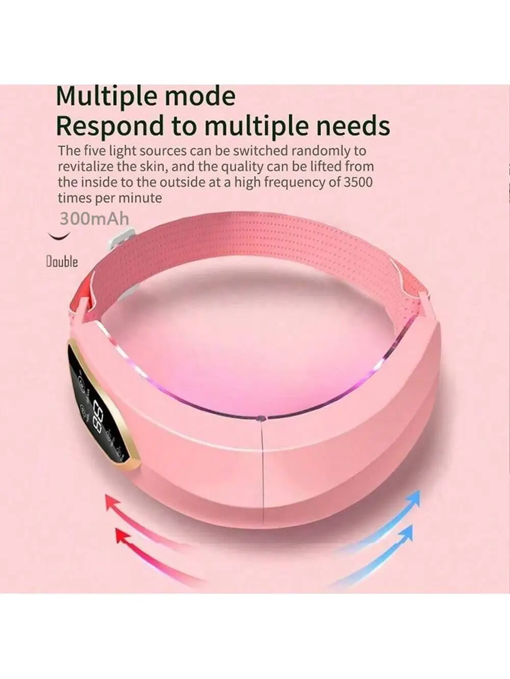 Electric Skincare Facial Massager with LCD Screen