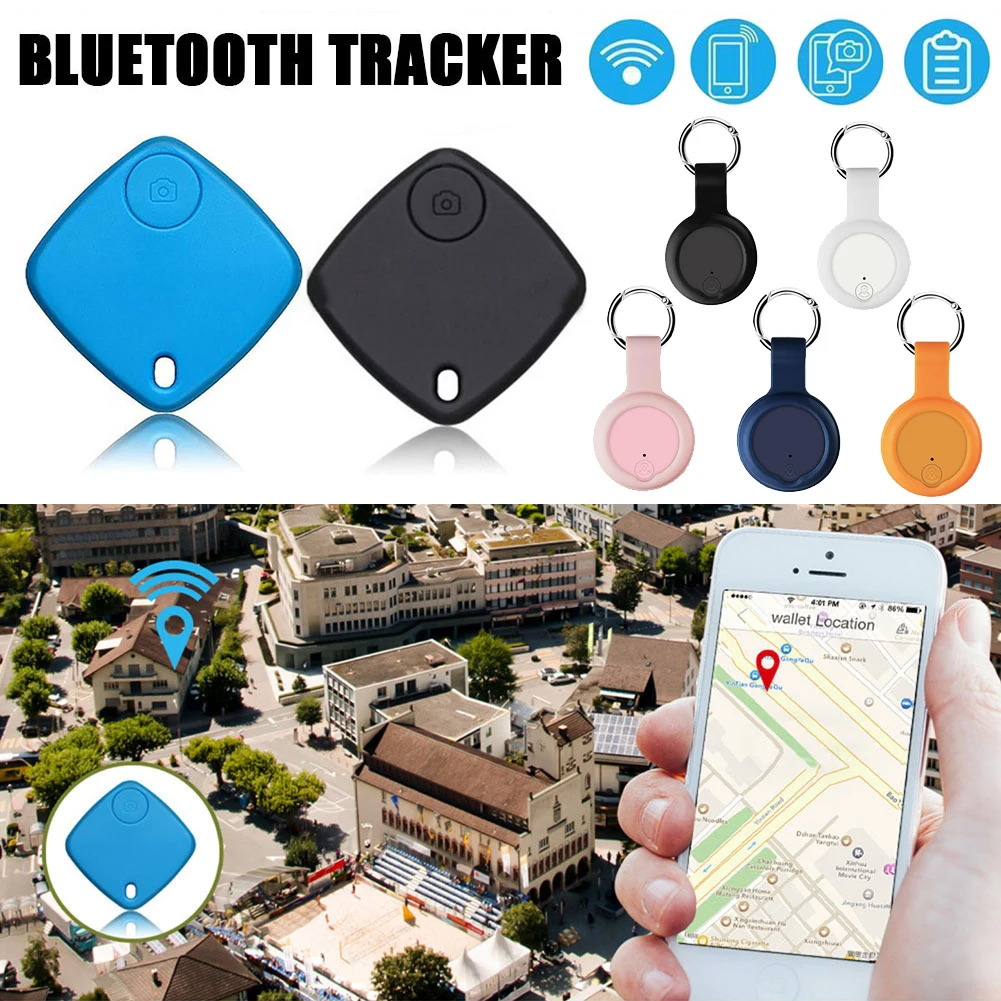 GPS Anti-lost Alarm Smart Tag Wireless Bluetooth-compatible Tracker Child Bag Wallet Key Finder Anti Lost Alarm Target Locator