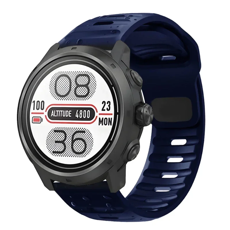 Sport Silicone Wristband Bracelet, 20mm/22mm Strap