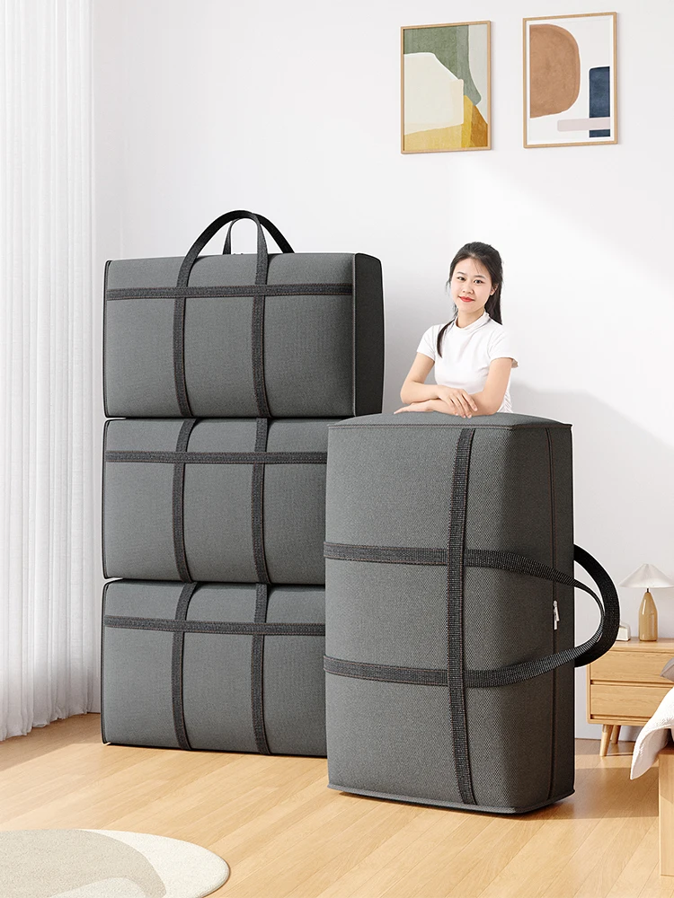 Oversized storage bag Handling bag Heavy duty tote College dorm foldable duffel bag Travel storage bag 2