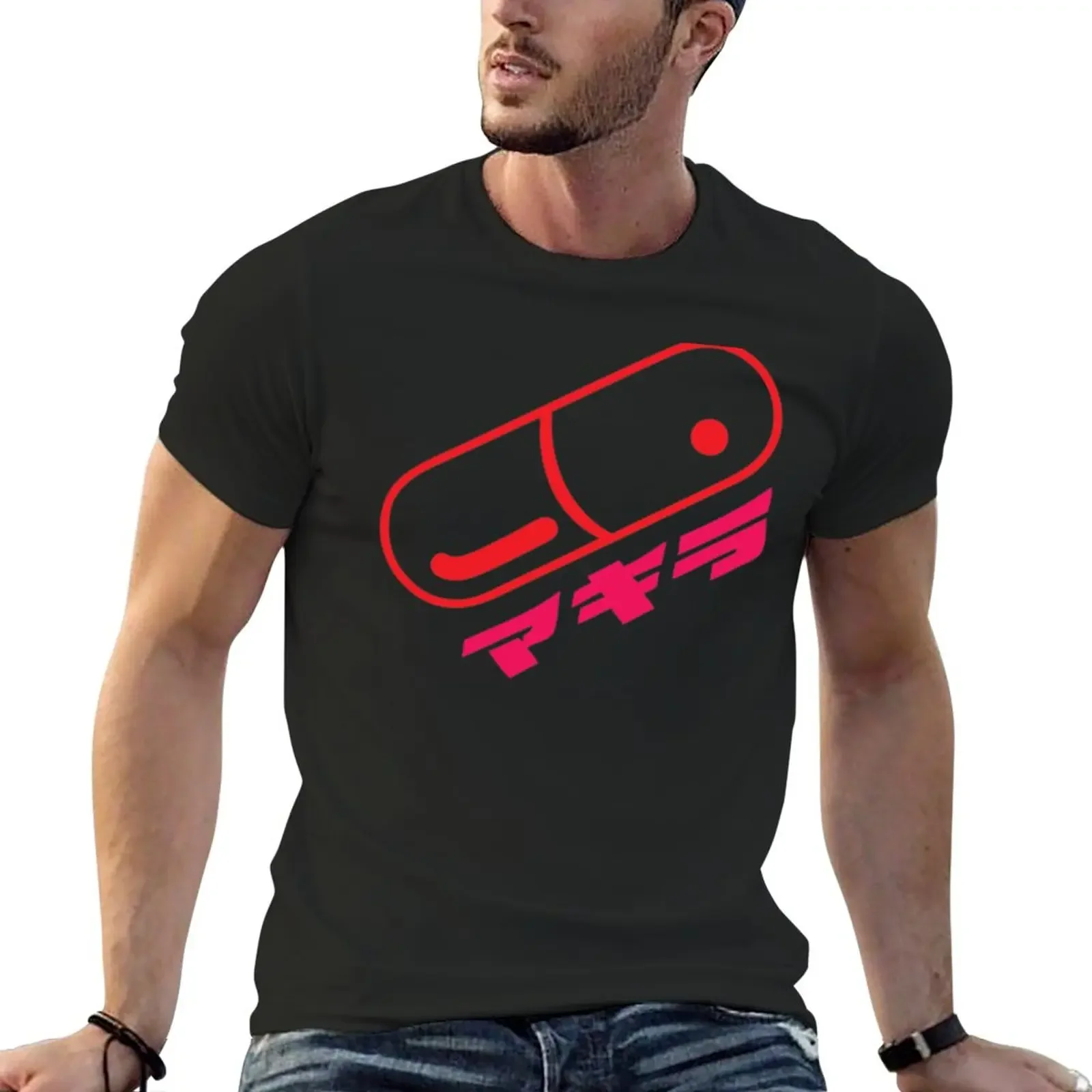 

akira manga japenese pill T-Shirt vintage cute tops plus sizes t shirts for men graphic