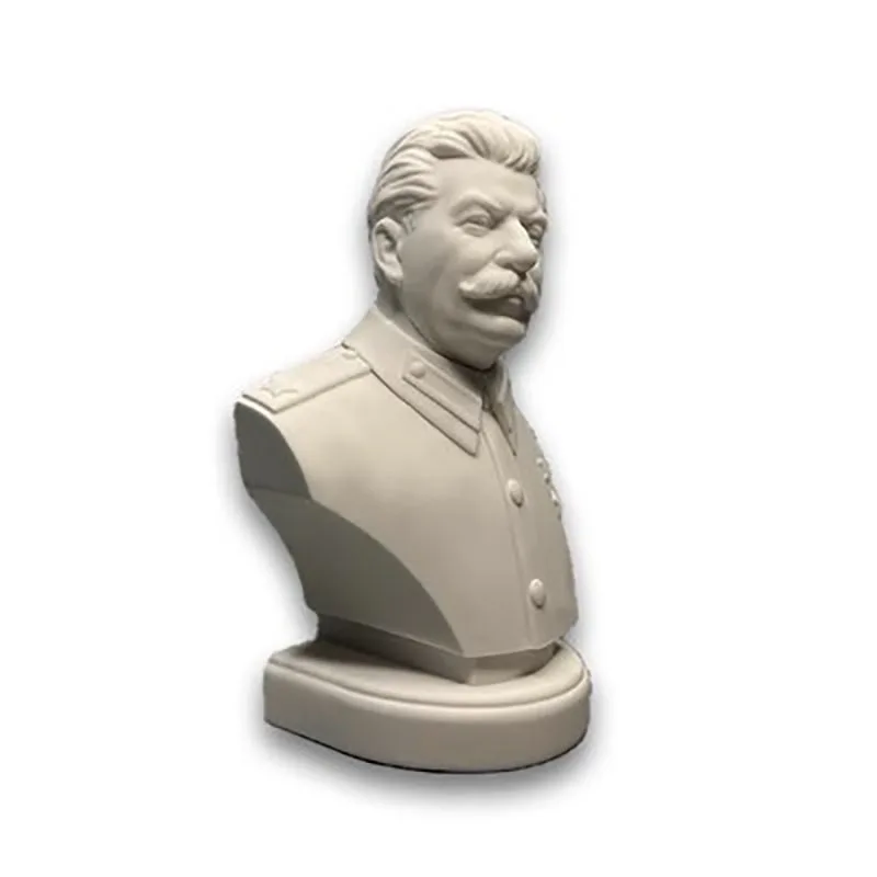 Stalin-Soviet Model Gypsum Figure Sculpture, Great Sculpture, Office, Study, Wine Cabinet, Art Decoration