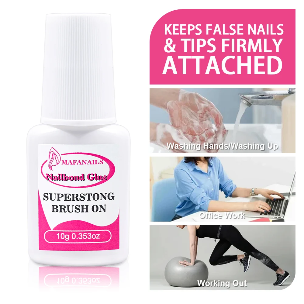 10g/pcs False Nail Glue Fast Drying Adhesive Glue For Nail Art Rhinestones Gems UV Gel Acrylic Glue Manicure Nail Tips Tool *5/1 3