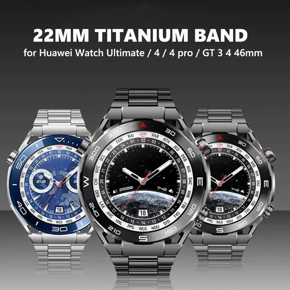 Titanium Luxury Link Bracelet - 22mm