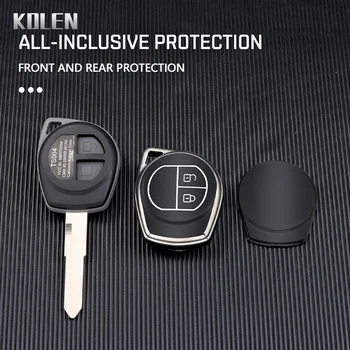 Nuovo TPU Car Key Case Cover Shell Fob per Suzuki Swift Grand Liana SX4 Window Vitara Amagatarai Keyless Protector Bag accessori - Nuovo TPU Car Key Case Cover Shell Fob per Suzuki Swift Grand Liana SX4 Window