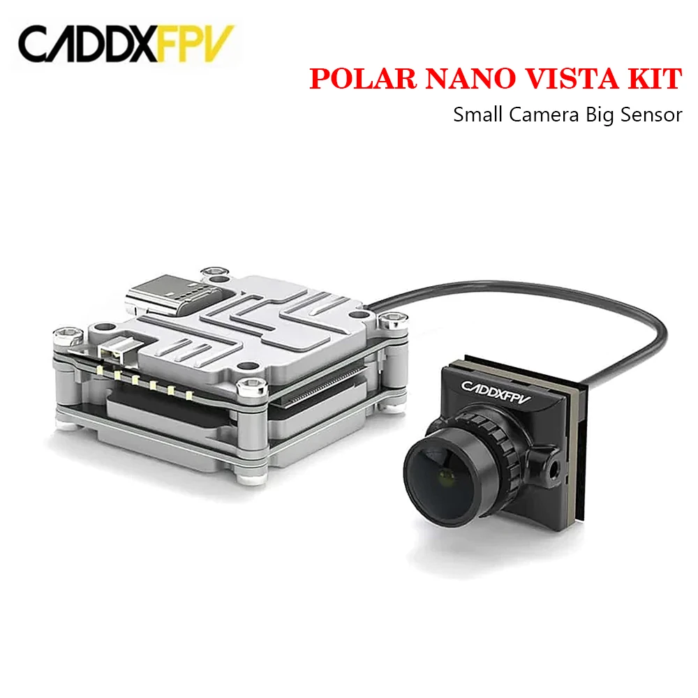 

CADDX Polar Nano Starlight Vista Kit Input 7.4-26.4V 14mm Nano Size Camera 720p/60fps for DJI Goggles V2 Nebula Nano