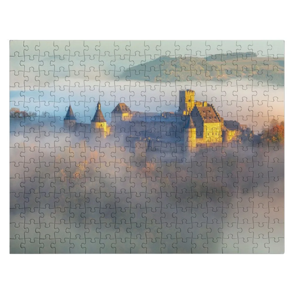 Rising from the sea of fog Jigsaw Puzzle Custom Puzzle Photo Custom Wooden Puzzle Wood Puzzles For Adults truffle tribe percussion from the wood 1 cd