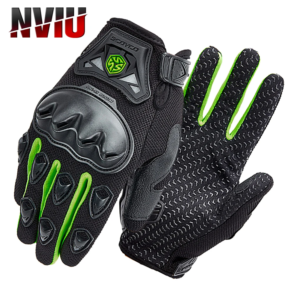 

Motorcycle Gloves Men Carbon Fiber Protection Road Racing Glove Touch Screen Sheepskin Leather Motocross Glove