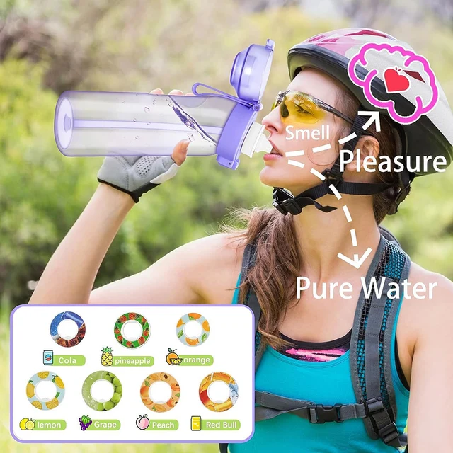 1pcs Air Flavor Pods Water Bottle Flavor Caps Fruit Scent Pods for Water Bottles Sports Water Cup Rings Outdoor Sport 4
