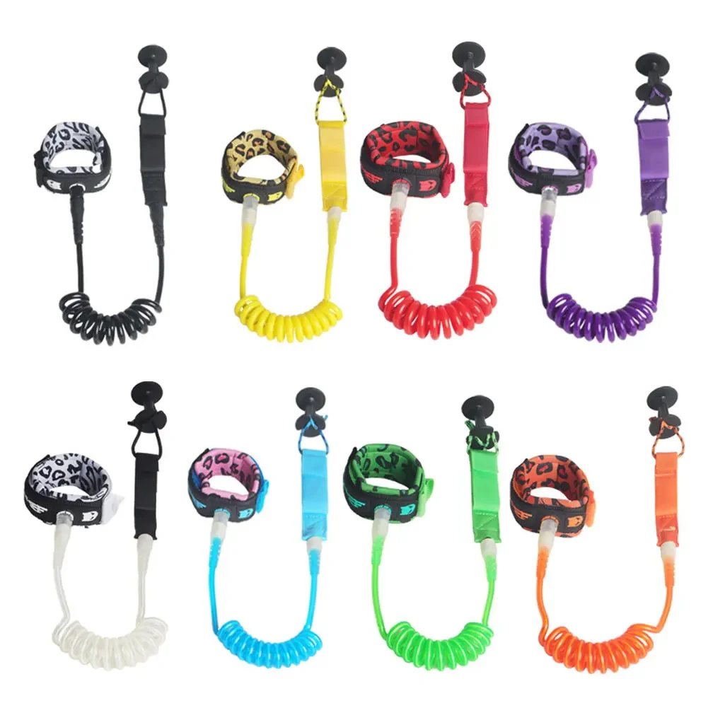 1Pc Surf Sup Ankle Leash Surfing Elastic Coiled Stand UP Paddle Board Leg Rope Surfboard Ankle Leash Surfboard Leash Leg Rope