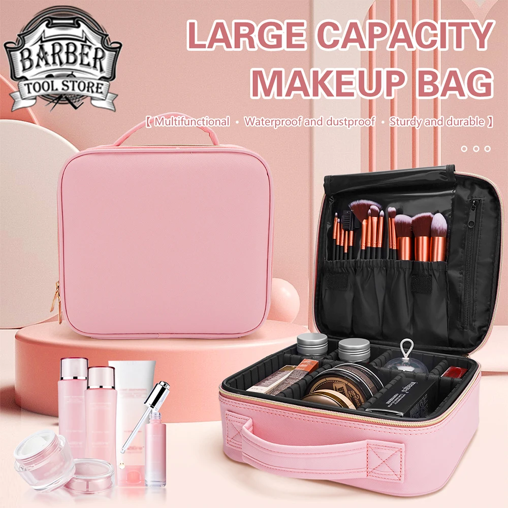 Large Capacity Waterproof Travel Makeupes Case Make Up Bags For Beauty Artist Professional Cosmetic Bag Tools Accessories 1pcs free size 2 finger graphic tablet drawing anti touch gloves professional 2 fingers artist drawing glove for both right and left hand