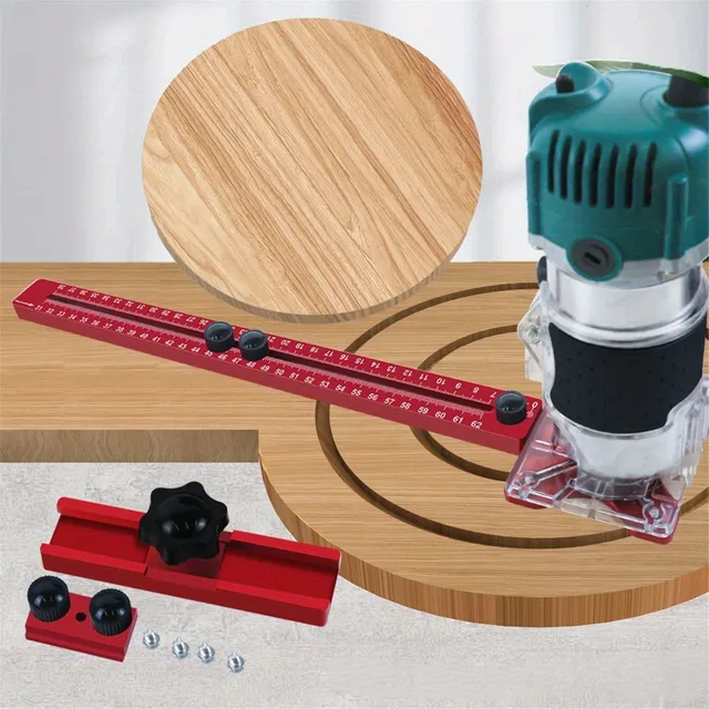 Staffa 4 In 1 Per Fresatura - Maschera Regolabile Per Router, Legno E Falegnameria - Foto 5