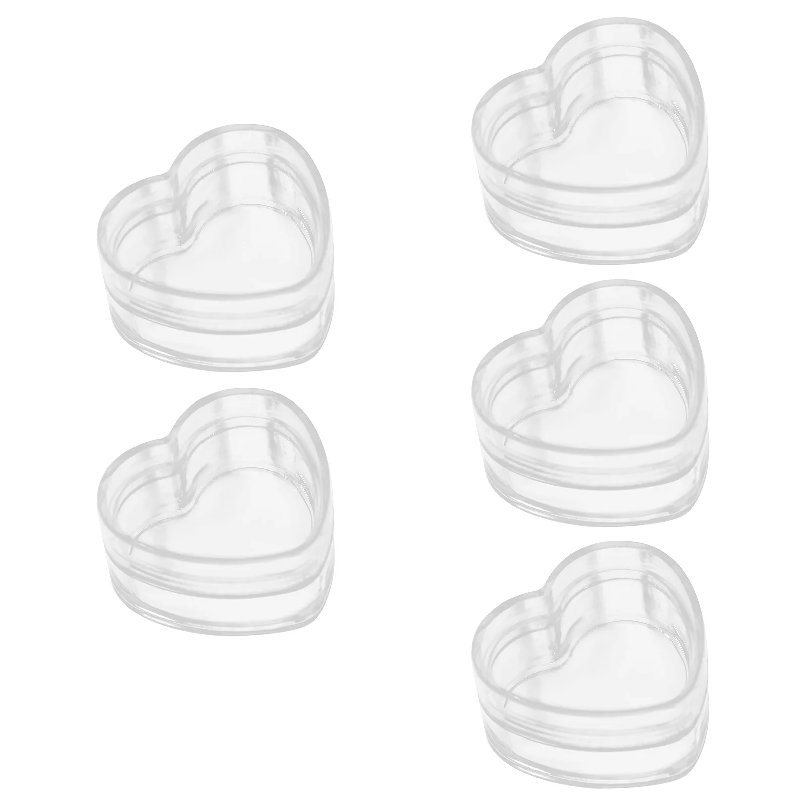 

5 Pcs Storage Box Plastic Containers for Clothes Gift Boxes Presents Baby Clear Shower Jewelry