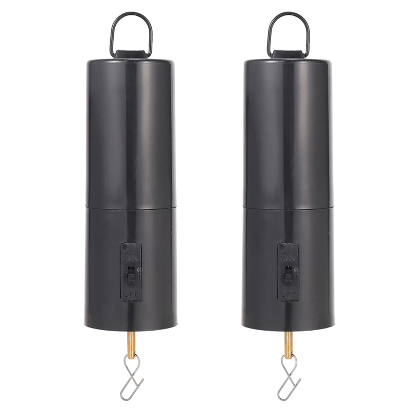 

Hanging Black Rotating Motor For Spinner And Wind Chime Garden Decoration Accessories, Not Including Battery 2 Pack