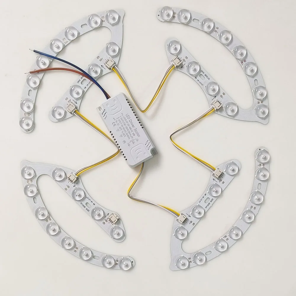 Led Module Lights Horseshoe plate three colors Led Lamp 220V Ceiling Lights Round Board Indoor For Room Ceiling Lamp Replacement led light led modules led module led ceiling lamp