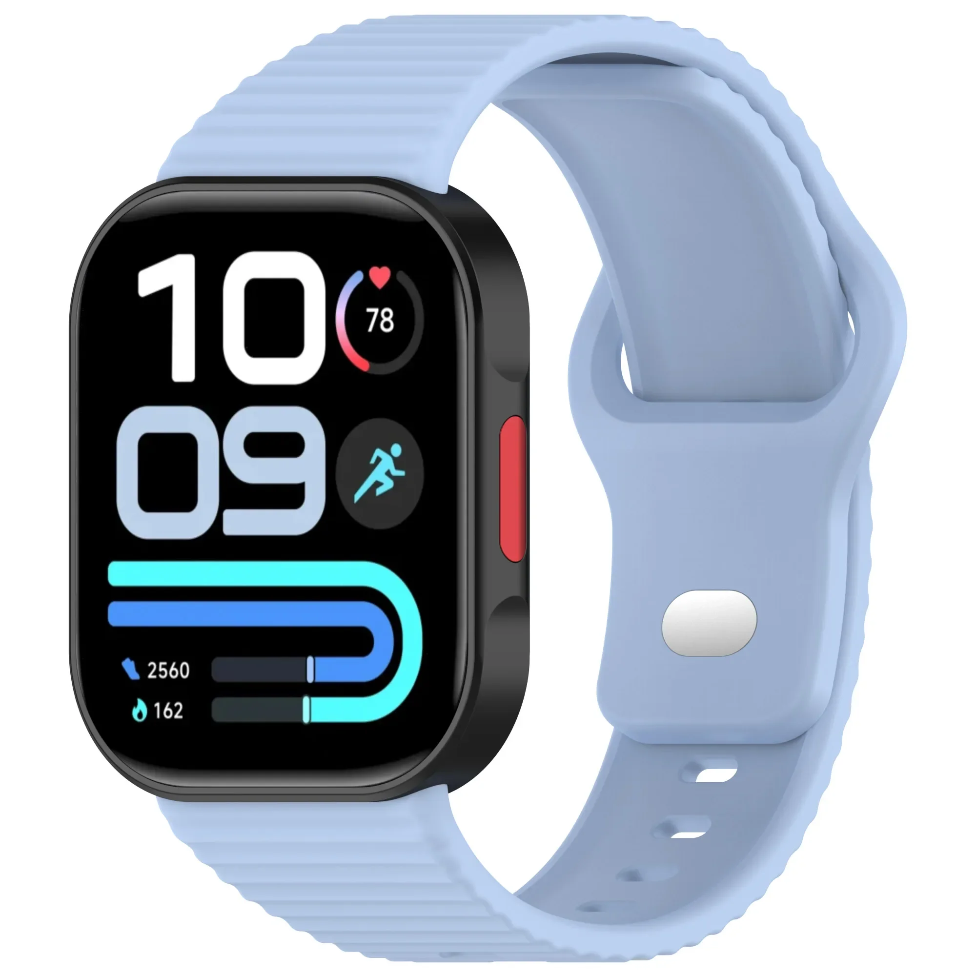 Premium Silicone Sport Strap - Comfortable Bracelet Band for Smartwatches
