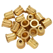 

18 PCS String Ferrules For Electric Guitar (Gold)