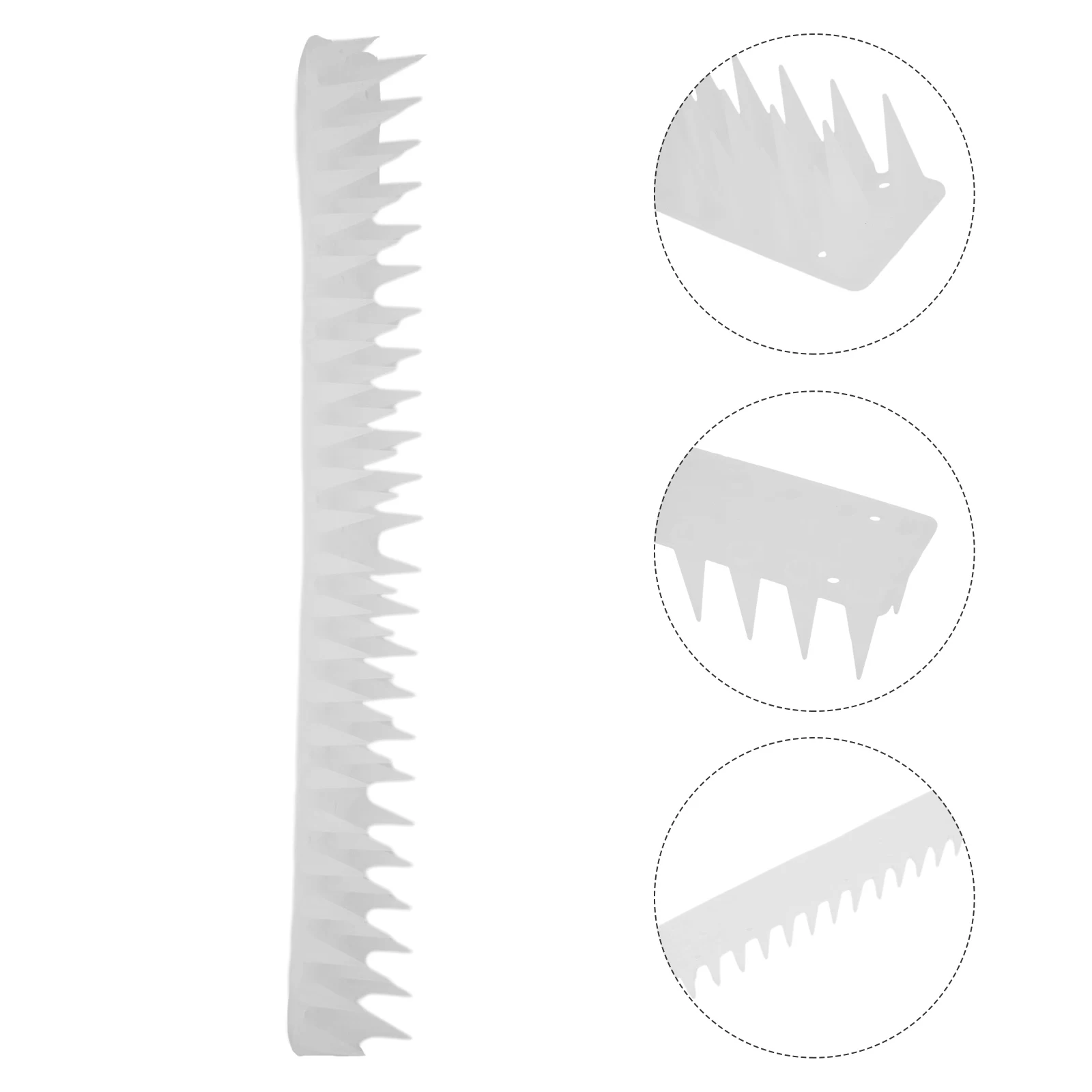 

Anti-bird Thorn Bird Spikes High Control PP Against Birds Anti Climb Pigeon Deterrent 1 Piece 1pc 45*4.5*3.7cm