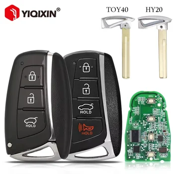 3/4 Button Smart Remote Key For Hyundai Santa Genesis Grandeur Equus Azera Sedan Fe 2018 95440-B8100 2W500 3V022 4Z220 ID46 Chip 1