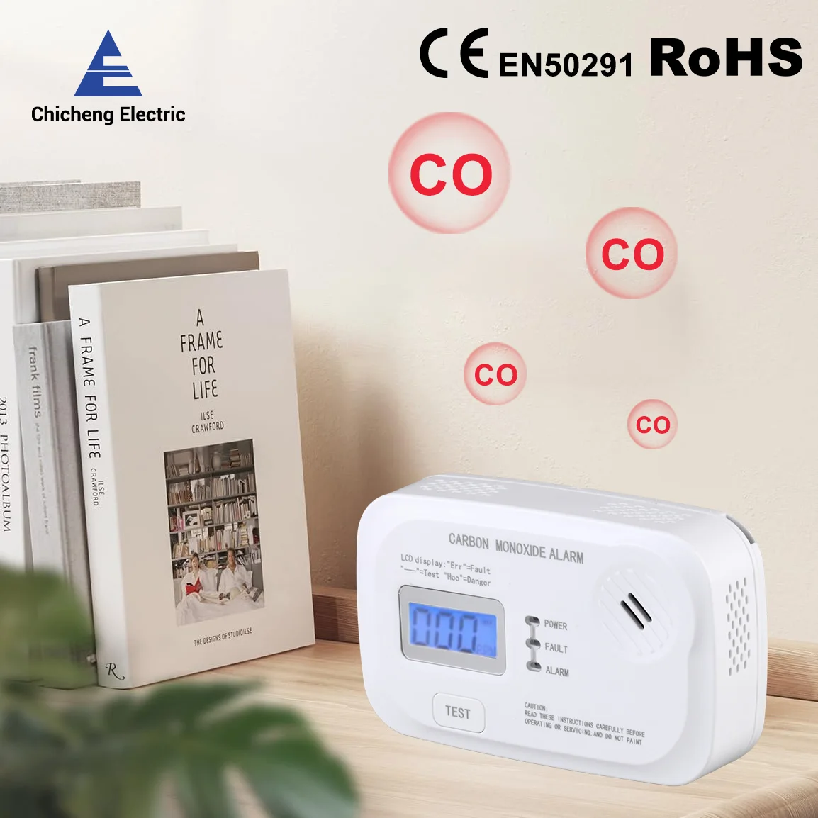 Carbon Monoxide Detector EN50291 CO Sensor Portable Carbon Monoxide Alarm For Home RV Travel Camp With AA Batteries LCD Dispaly carbon monoxide alarm carbon monoxide detector