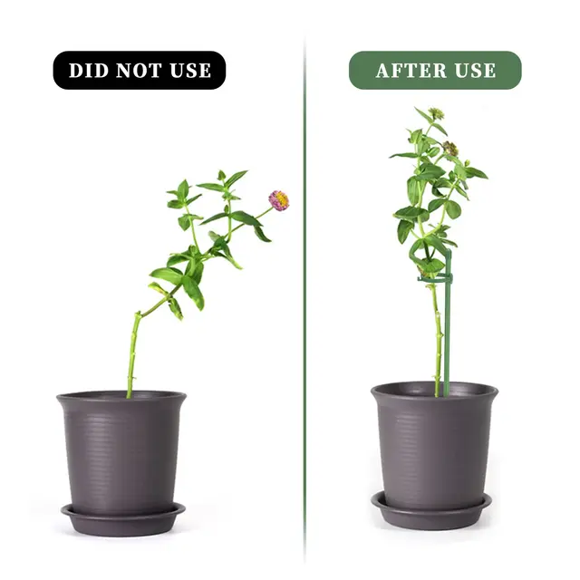 10/15 Darabos Növényi Tartó Tét Állítható Kerti Virágtartót Támogató Ketrec Gyűrűk Virág Paradicsom Zöldséghez - Image 3