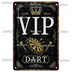 Vintage Metal Darts Sign - Bar & Club Wall Decor Art Poster Gift - 20x30cm (11700)