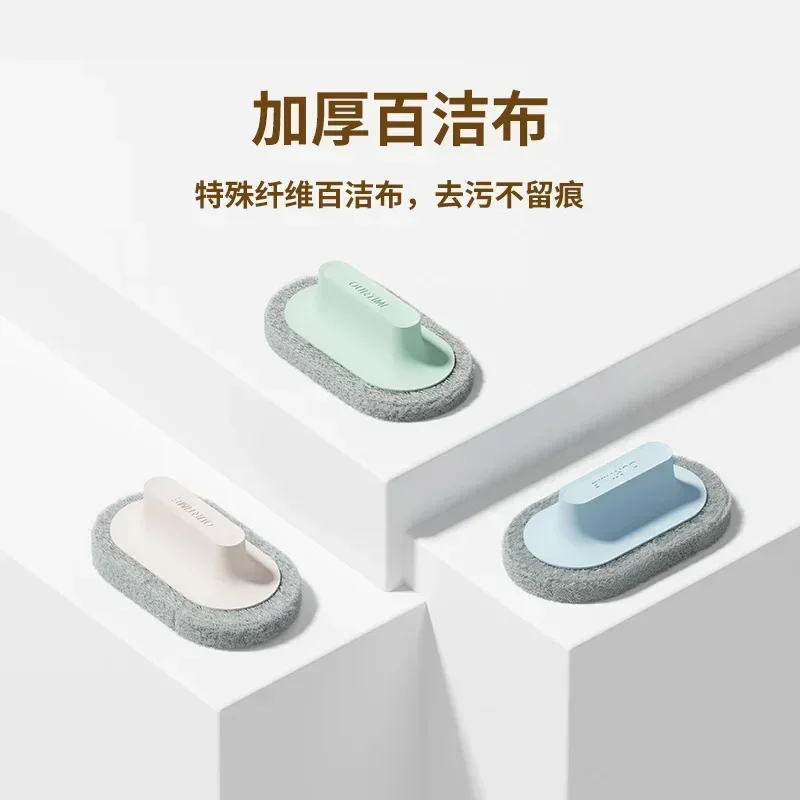 

Бытовая фотощетка для чистки пола, кухонная губка с ручкой, многофункциональная фотощетка