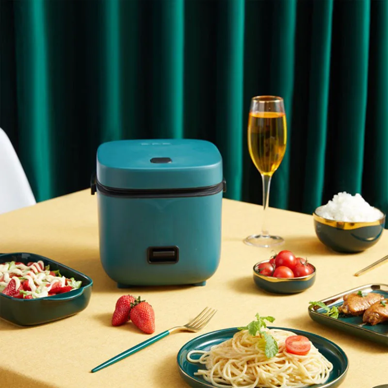 Mini Rice Cooker Multi-function Single Electric Rice Cooker Non-Stick Household Small Cooking Machine Make Porridge Soup Cooker