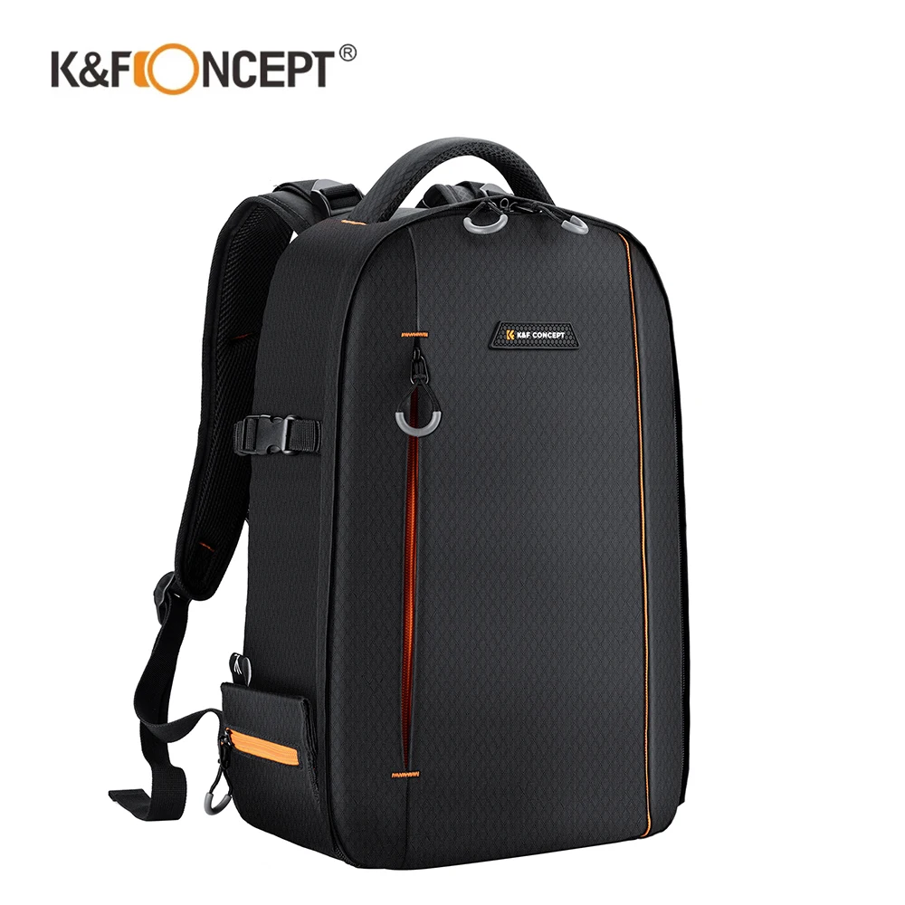 K&F CONCEPT 18L Camera Bag Camera Backpack Photography Bag Waterproof Large Capacity With Raincover for Dslr Camera/15.6" Laptop