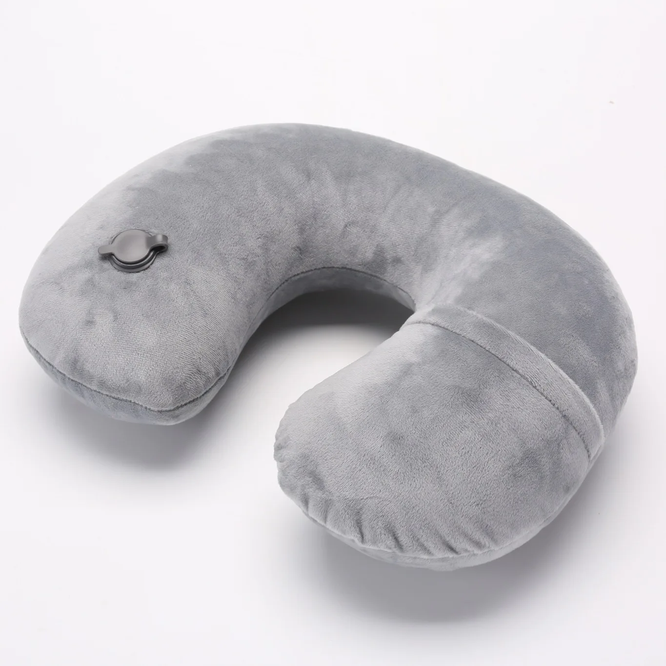 

Atmospheric Mouth Crystal Fleece PVC Pillow Core Outdoor Travel Neck Pillow Automatic Inflatable Pillow U-shaped Pillow