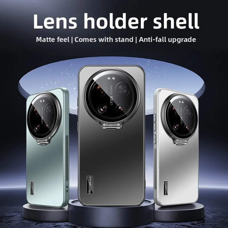 Luxury Thin Heat Dissipation Matte Stand Premium Acrylic Shockproof Case