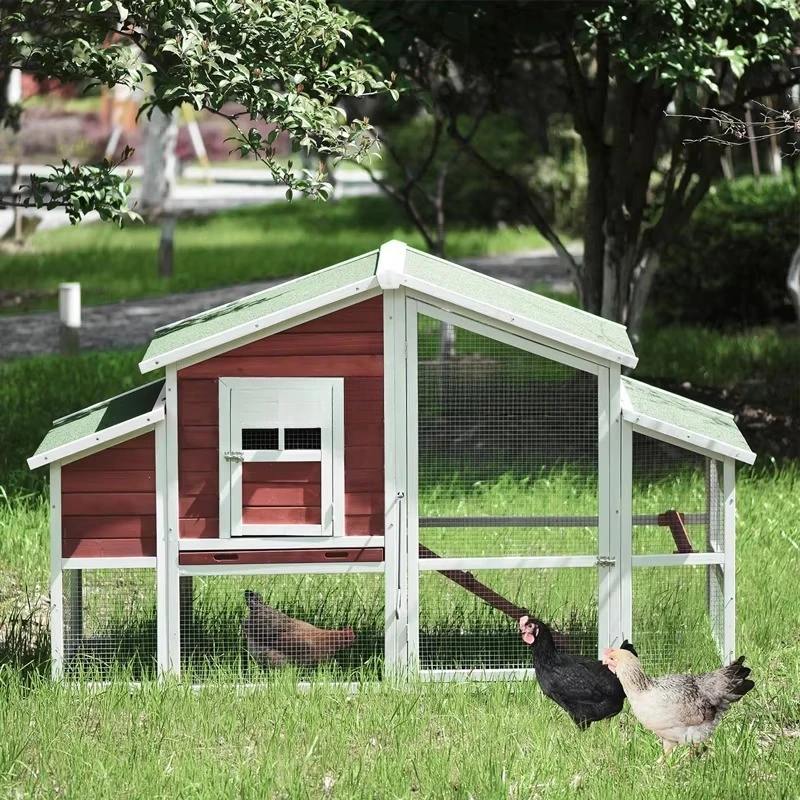 รูปสินค้า กรงไก่ไม้กลางแจ้งสำหรับเลี้ยงไก่ บ้านสัตว์เลี้ยงขนาดใหญ่