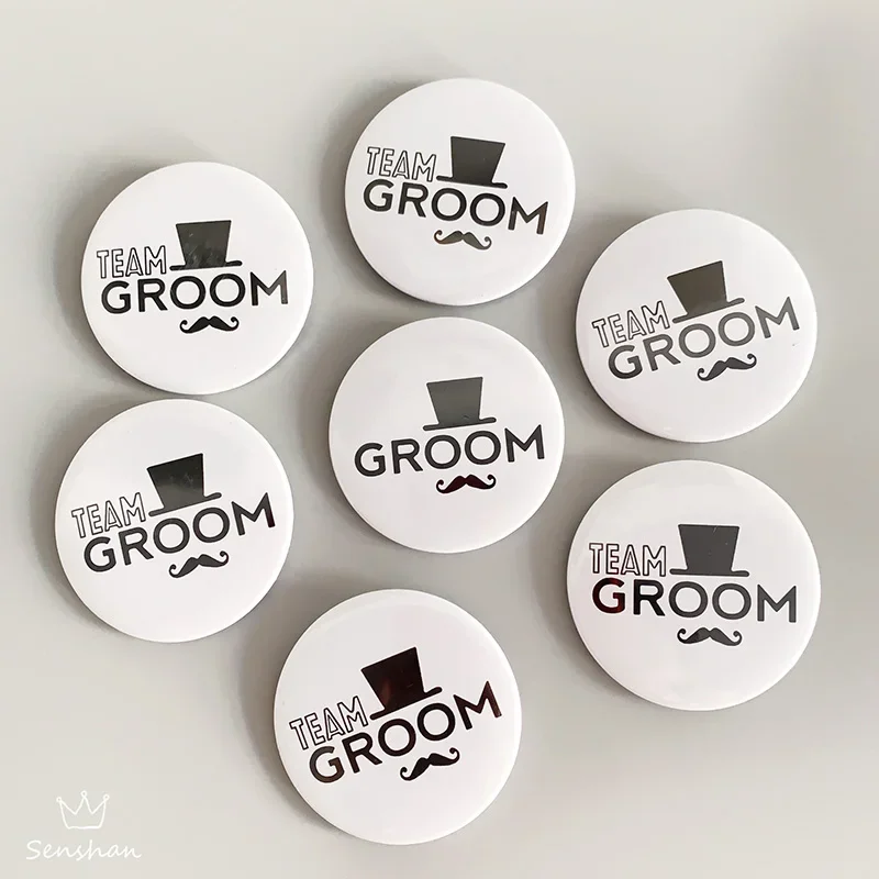 Team Bruidegom Bruid Om Sjerp Badge Bachelorette Vrijgezellenfeest Bridal Shower Wedding Engagement Bruidsmeisje Gift Decoratie Favor